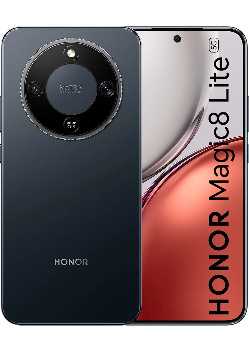 HONOR Magic 8 Lite 5G 256 GB 8 GB Ram (Honor Türkiye Garantili) Gece Siyahı