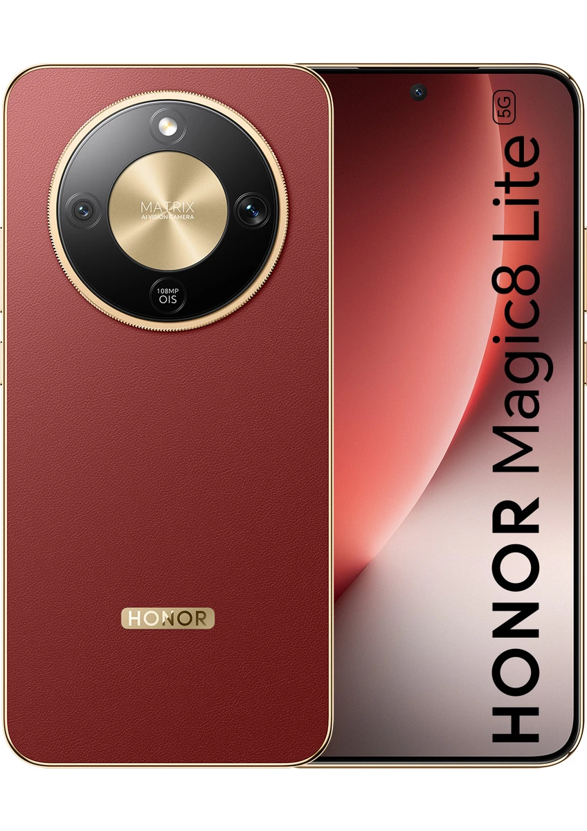 HONOR Magic 8 Lite 5G 256 GB 8 GB Ram (Honor Türkiye Garantili) Kızıl Kahve